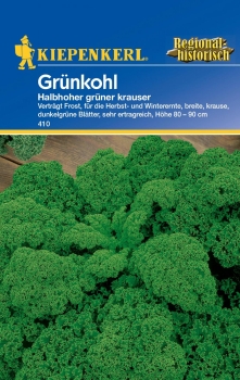 Grünkohl, Halbhoher grüner krauser, 100 Samen