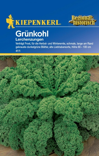 Grünkohl, Lerchenzungen, 100 Samen